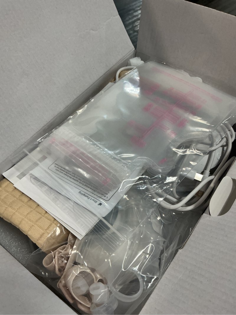 Condition photo showing Good Condition for hands free breast pump wearable my-375 - strong suction, low noise, wearable breastfeeding pump with 4 mode &12 levels, portable electric breast pump 24mm - 19/21/insert/flange, 2 pack (white)