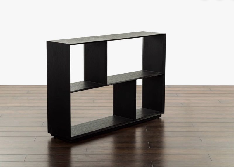 haywood sofa side bookcase