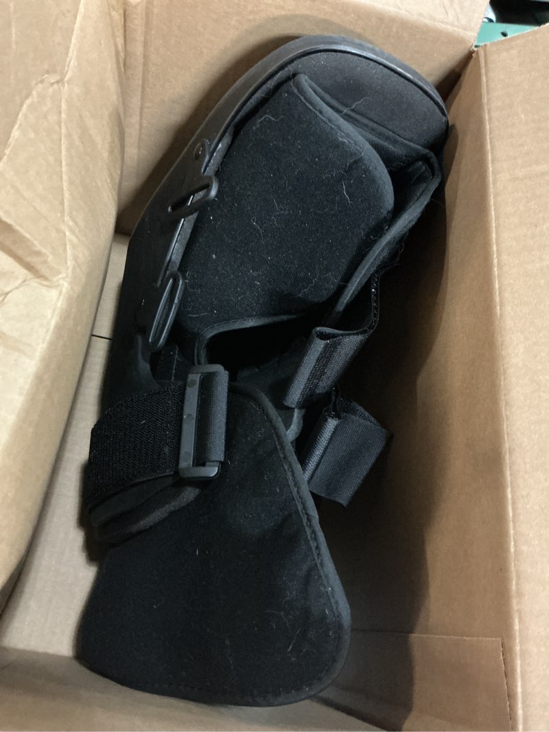 Condition photo showing As Is for United Ortho Short Air Cam Walker Fracture Boot, Small, Black Black Small Boot