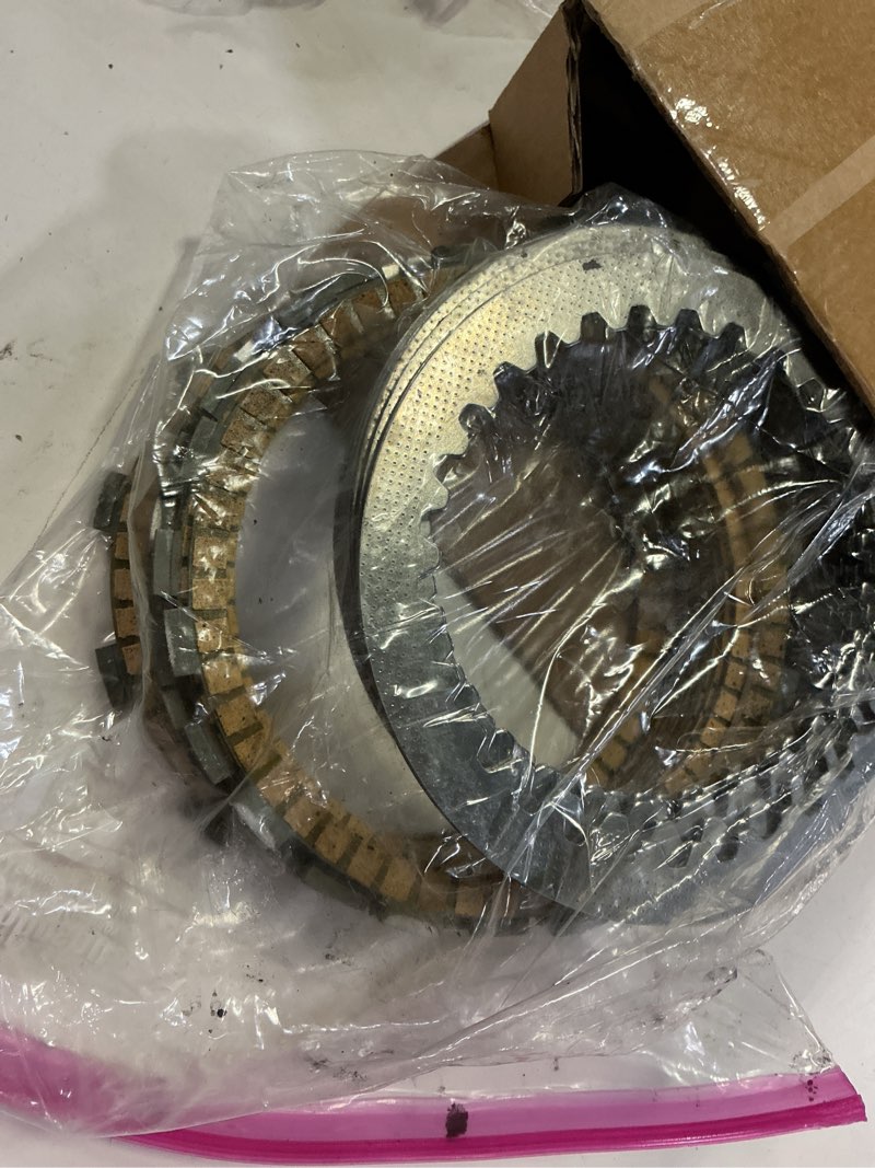 Condition photo showing As Is for road passion clutch steel & friction plates 17 pcs for can-am bombardier rts 990cc 2011-2012/ bombardier spyder rt-s 990cc 2011-2012