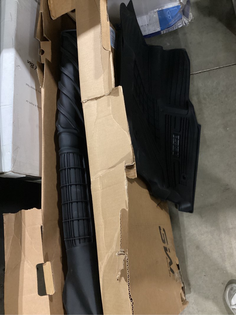 Condition photo showing Good Condition for 3w floor mats fit for dodge ram 1500 crew cab 2025-2026(with rear under-seat factory storage bucket seat), tpe all weather custom fit floor liner for ram 1500 accessories car mats, black 2025-2026 ram 1500 w/ storage floor mats