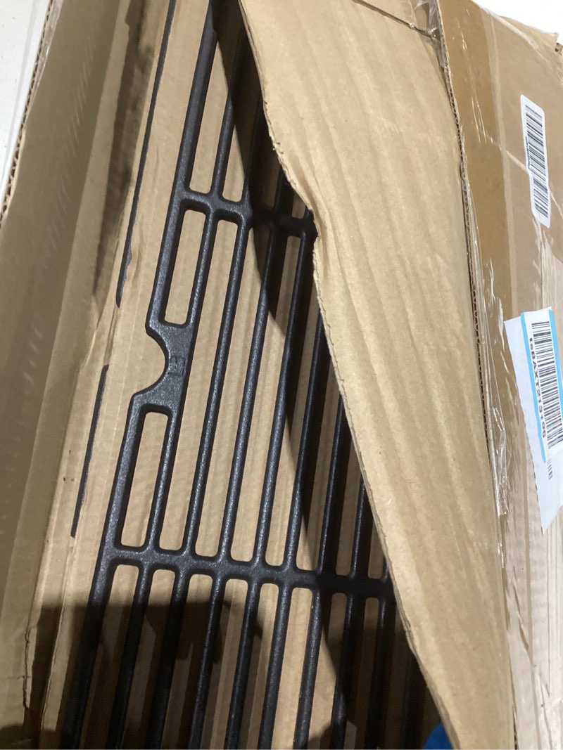 Condition photo showing Good Condition for 463347519 463347017 grill grates for charbroil performance 5 burner grill replacement grates 463342119 463347518 463335517 463347519 463376017 4 burner performance grill grates parts 18" x 25" in total