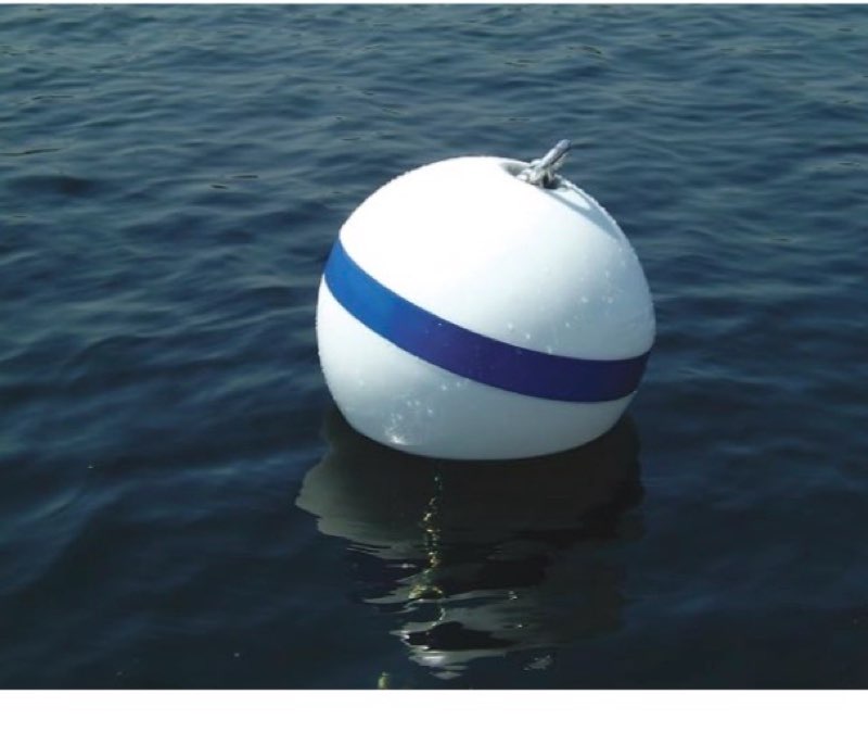 taylor made products, sur-moor t3c seamless foam-filled mooring buoy