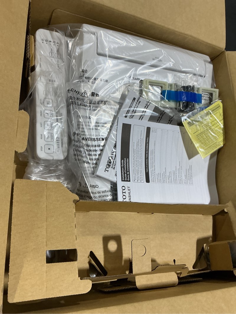Condition photo showing Good Condition for TOTO® WASHLET® C2 Electronic Bidet Toilet Seat with PREMIST and EWATER+ Wand Cleaning, Elongated, Cotton White - SW3074#01 Cotton White Elongated