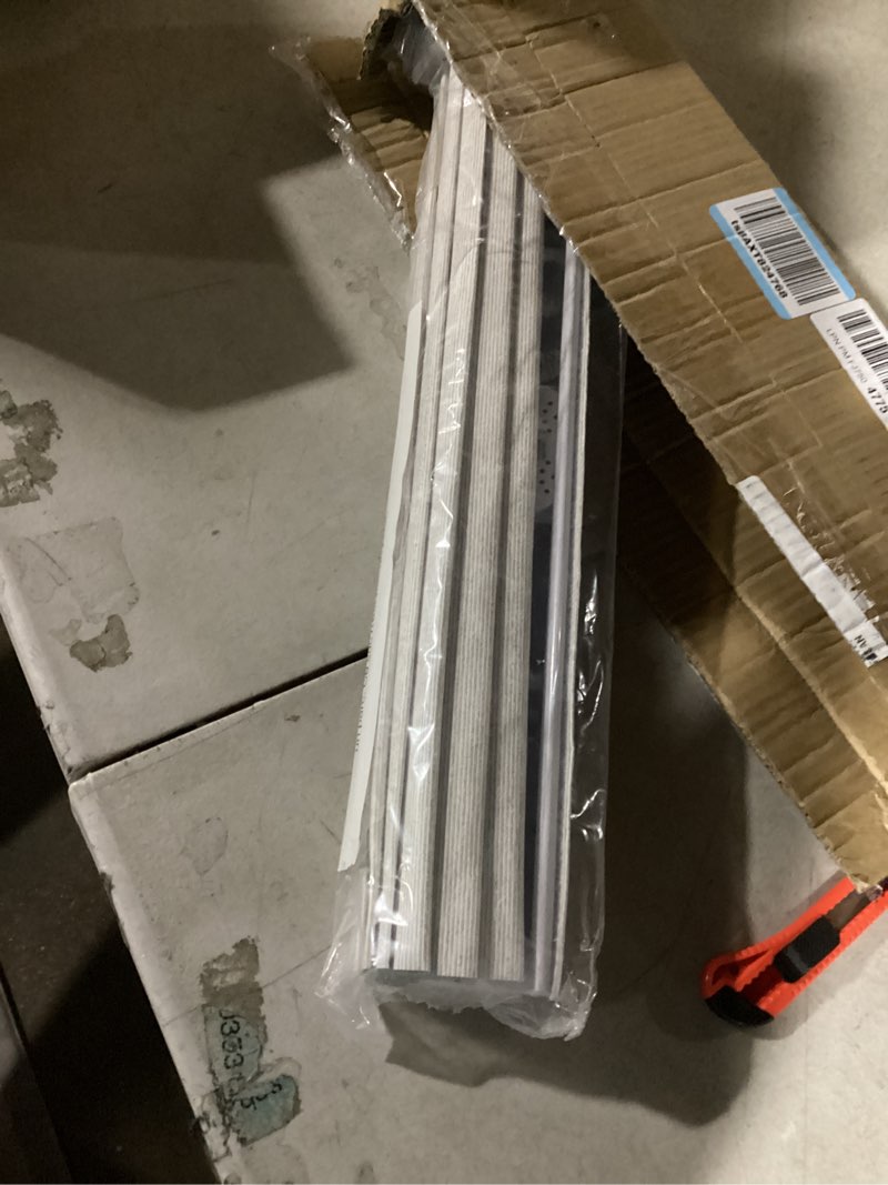 Condition photo showing Good Condition for 100% blackout cordless roman shades for indoor windows & french doors, 19 3/4" w × 60" h - blackout - beige blackout - beige 19 3/4" w × 60" h