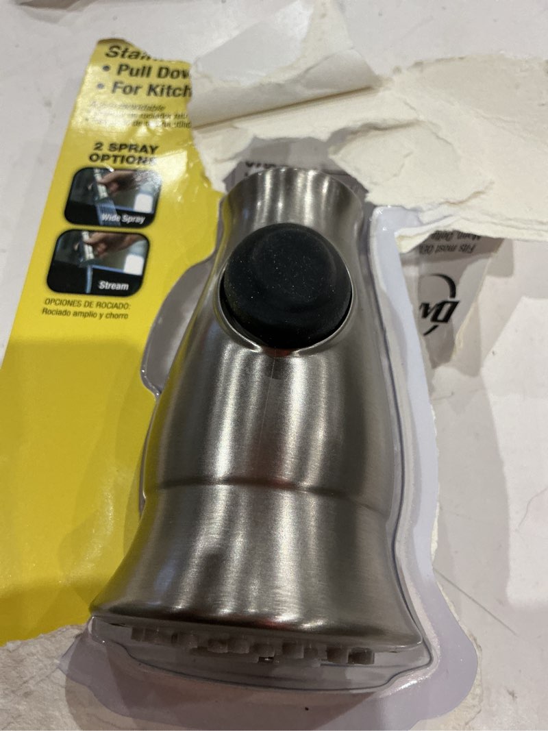 Condition photo showing As Is for (incomplete, missing pieces)danco for universal kitchen pullout sprayer