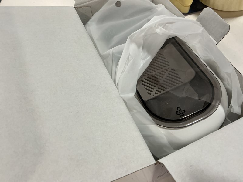 Condition photo showing Good Condition for ultrasonic jewelry cleaner, 48khz ultrasonic cleaner machine for jewelry, eyeglasses, rings, watch strap, dentures-dual cleaning modes, 304 stainless steel tank white
