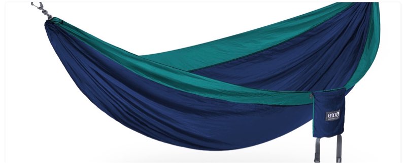 eno doublenest hammock - lightweight, portable, 1 to 2 person hammock - for camping, hiking, backpacking, travel, a f
