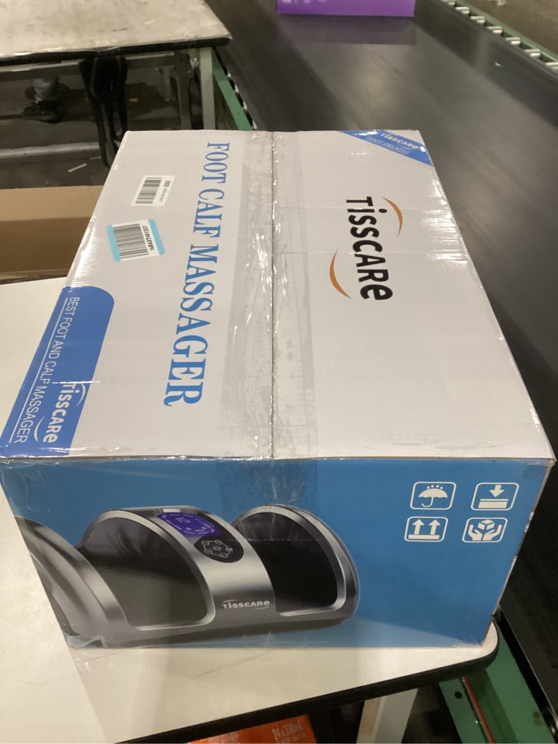 Condition photo showing New/Like New for TISSCARE Shiatsu Foot Massager with Heat, FSA Eligible HSA Foot Massager for Plantar Fasciitis, Neuropathy, Circulation and Pain Relief, Massage Feet at Home/Office, Gift for Men and Women