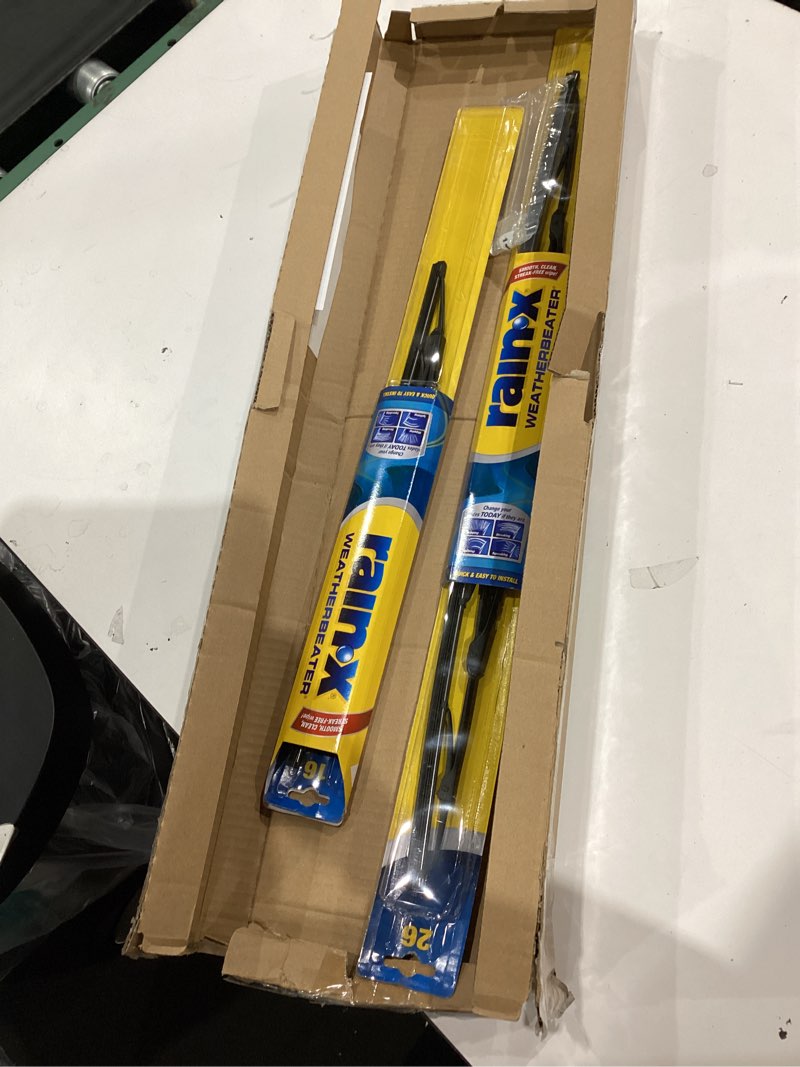 Condition photo showing Good Condition for rain-x 820145 weatherbeater wiper blades, 26" and 18" windshield wipers (pack of 2), automotive replacement windshield wiper blades that meet or exceed oem quality and durability standards 26" and 18" pack of 2