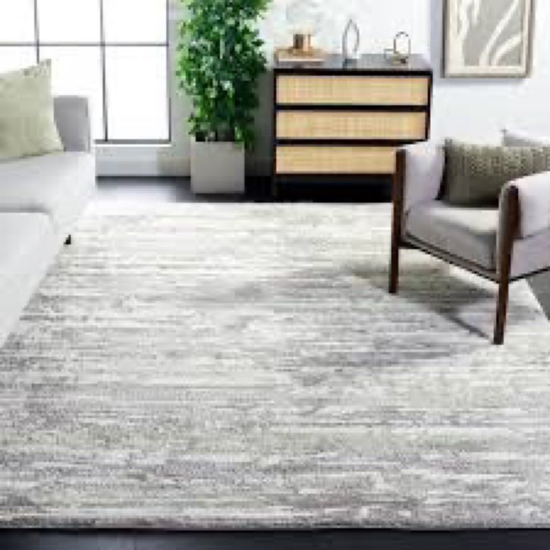 safavieh area rug 8x10 - century collection - large - grey & green, modern abstract design, non-shedding & easy cleaning, ideal for living room, bedroom, office, dining space (cty350f) visit the safavieh store
