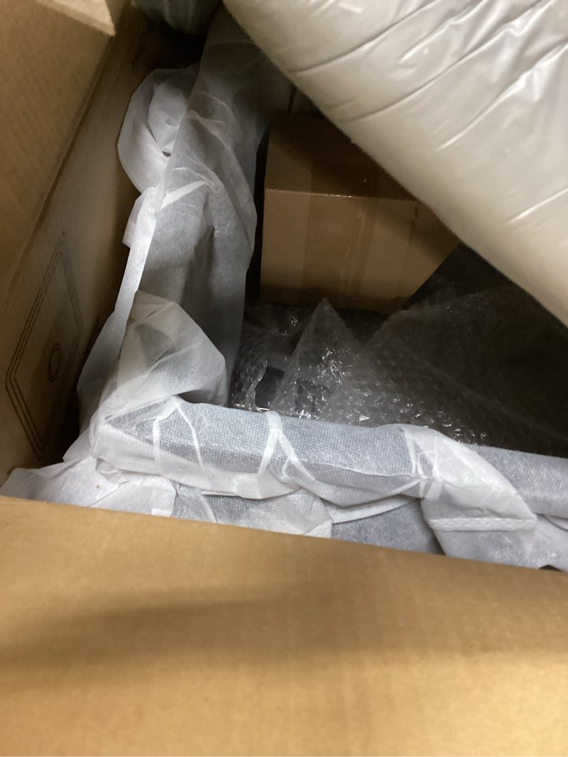 Condition photo showing Good Condition for 17 Inch Black Bar Sink Undermount - VASOYO 17"x19" Black Undermount Wet Bar Prep Kitchen Sink Dual Mount Granite Undermount Kitchen Sink Single Bowl Quartz Sink Small Bar Sink Rv Sink