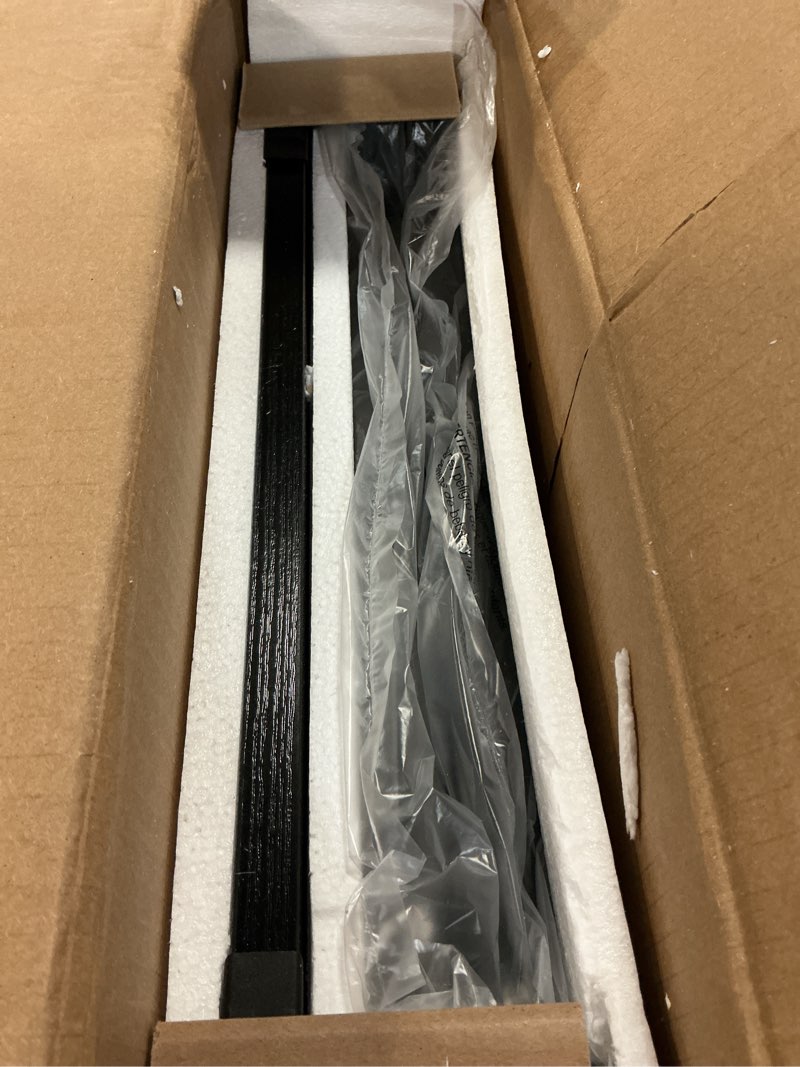 Condition photo showing New/Like New for Printer Stand with Adjustable Shelf, 4 Tier Large Tall Printer Table with Wheels for Home Office Storage and Organization, Rolling Stand Cart for Computer Tower CPU Shredder, Black Classic Black