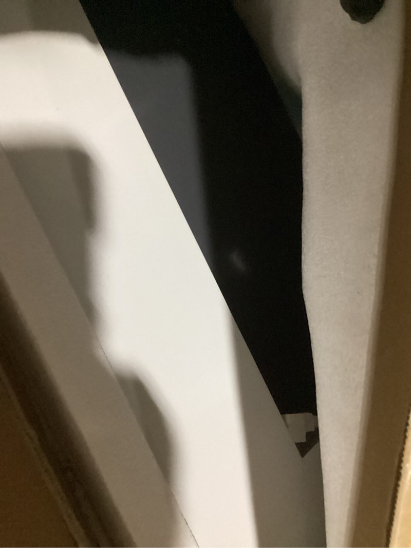 Condition photo showing Good Condition for echoslife 32"x36" led bathroom mirror, front and backlit mirror, anti-fog vanity mirror with lights, stepless dimmable illuminated, 3 colors smart mirror (horizontal/vertical) white 32"l x 36"w