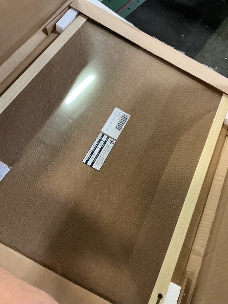 Condition photo showing New/Like New for u brands cork bulletin board, 18" x 24" inches, light birch wood frame (265u00-01) cork board