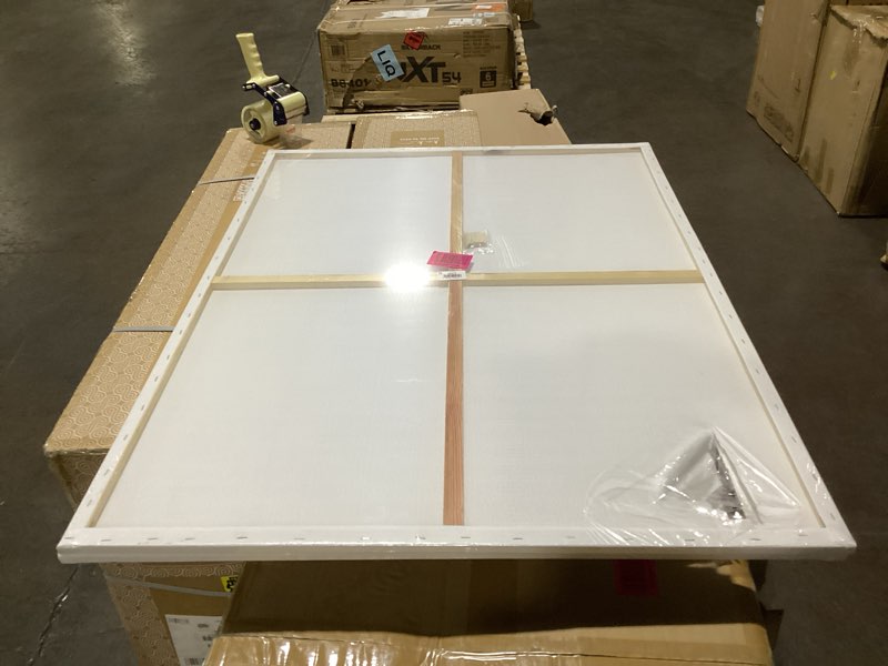 Condition photo showing As Is for CONDA Large Canvas for Painting 36x48 Inch 2-Pack, Big Stretched Canvas 100% Cotton, Primed Acid-Free, Artist Canvas for Acrylics Oils Pouring Painting 36"x48",2 Pack