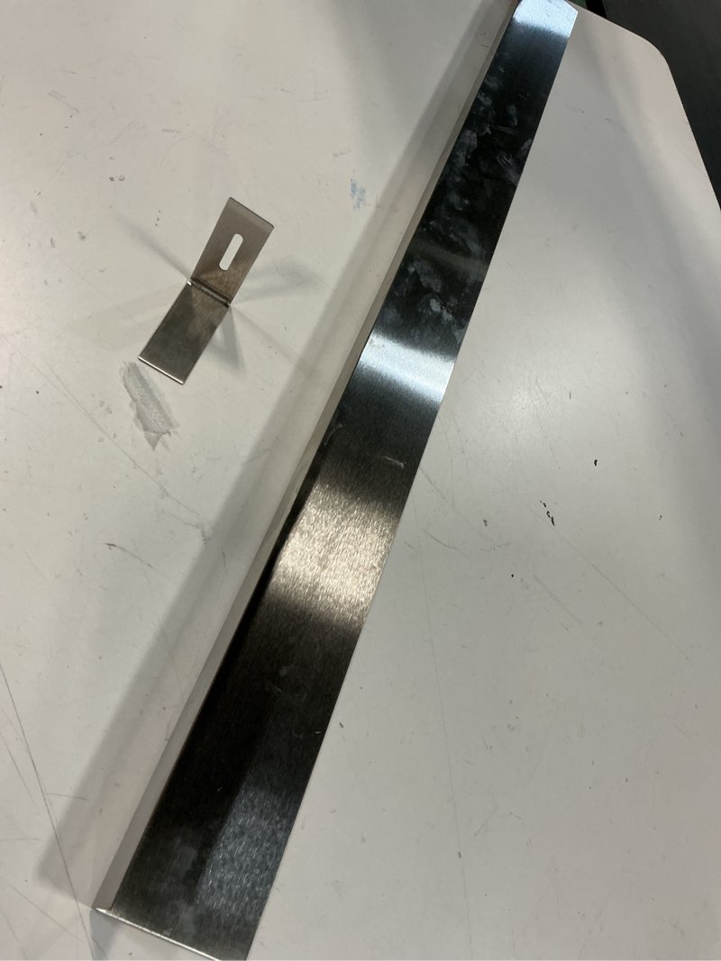 Condition photo showing Good Condition for amerimax rain diverter 7.5-in x 60-in silver aluminum step flashing