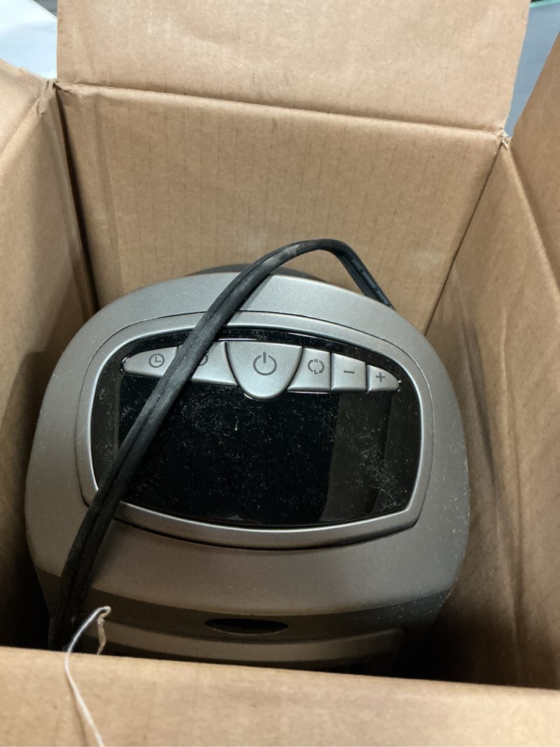 Condition photo showing As Is for Lasko Oscillating Digital Ceramic Tower Heater for Home with Adjustable Thermostat, Timer and Remote Control, 23 Inches, 1500W, Silver, 755320