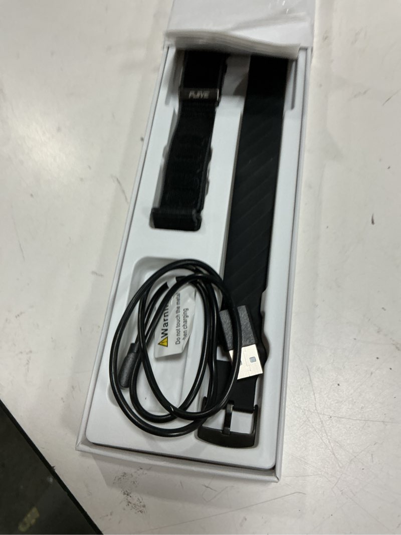 Condition photo showing Good Condition for smart bracelet, health fitness & activity tracker with all-day continuous heart rate/blood pressure monitor, sleep tracker, 170+ sport modes, 60 day battery & free app, ip68 smart band for android ios black