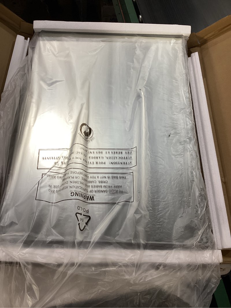 Condition photo showing New/Like New for STARLEAD 24"x32" LED-Bathroom-Mirror-with-Lights, Wall-Mounted with Bluetooth Speaker, Anti-Fog, 3 Color Temperature, Dimmable Brightness, Waterproof, Tempered Glass, Frontlit & Backlit Silver-rectangular 24"L x 32"W