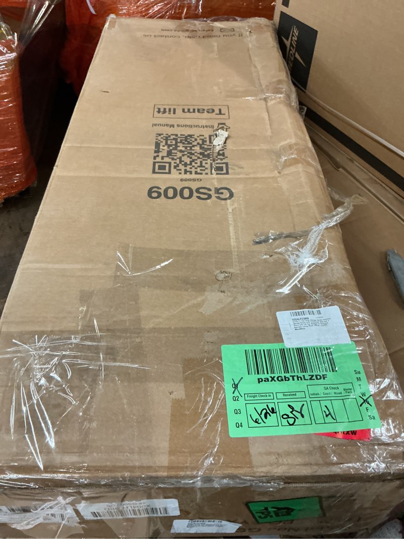 Condition photo showing New/Like New for Giluta 41.3" Shoe Storage Bench with Lift Top Storage, 2-Tier Entryway Storage Bench with Cushioned 