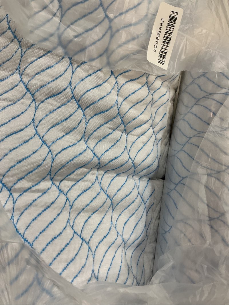 Condition photo showing Good Condition for cooling pillows queen size set of 2, memory foam pillows with zipper, adjustable firmness for sleeping cool cold pillow to hot, side, back and stomach sleepers, 2 pack, 20x30 cooling blue cover queen (pack of 2)