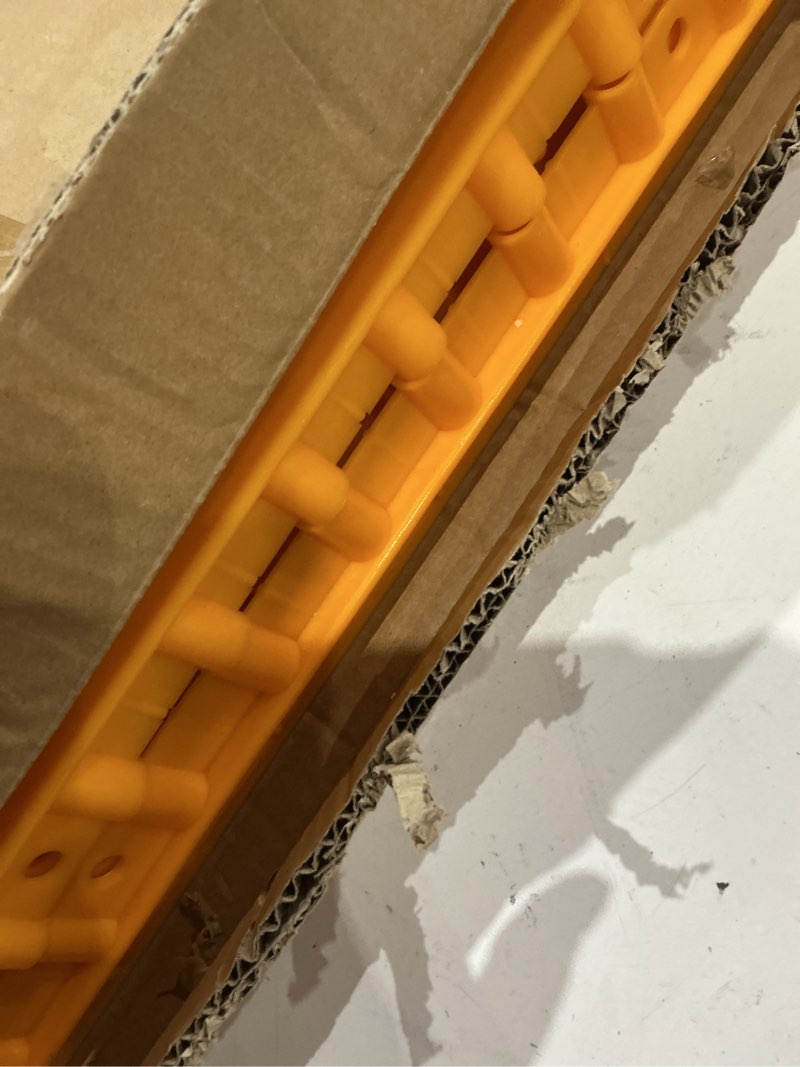 Condition photo showing As Is for poultry carrier crate plastic chicken transport crate cage heavy duty chicken carrier crates crates transport box