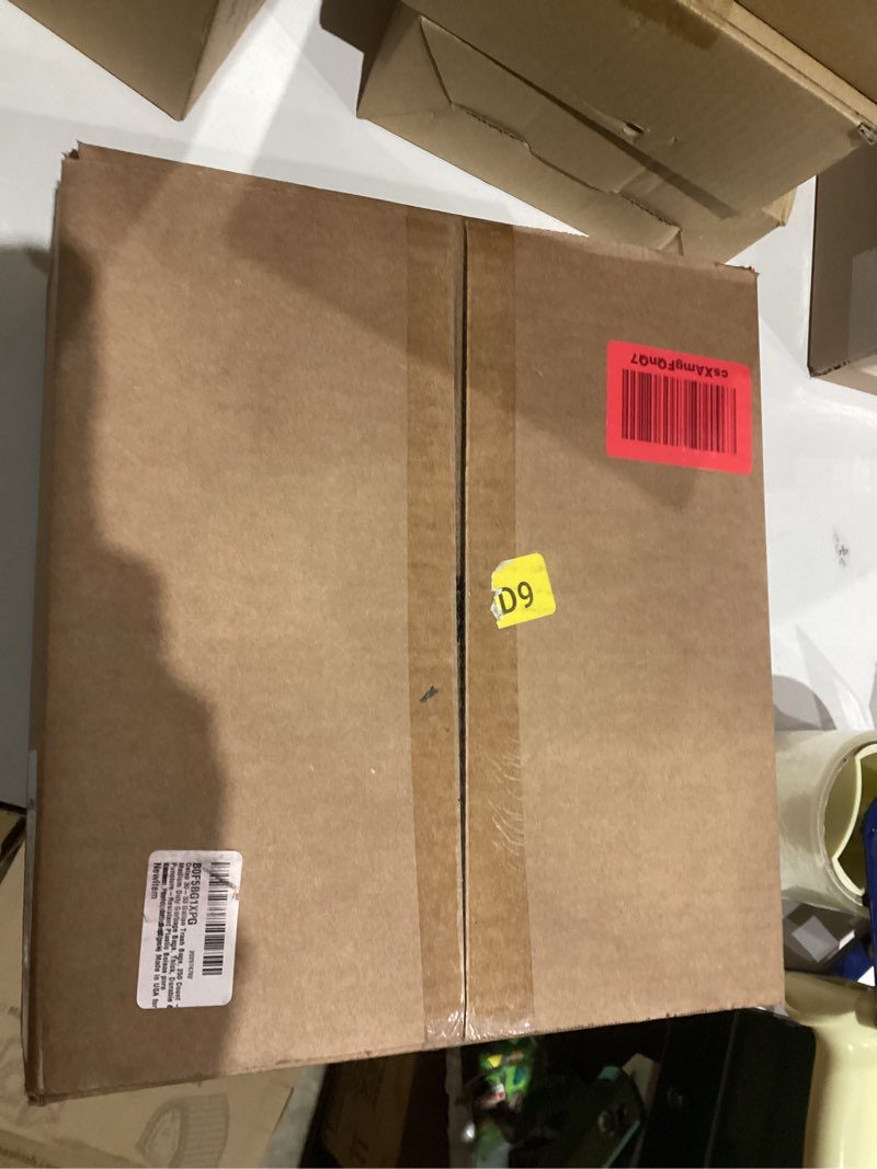 Condition photo showing New/Like New for Delxo 30-33 Gallon Trash Bags, 250 Count – Medium Duty Garbage Bags, Thick, Durable & Puncture-Resistant Plastic Bolsas para basura, Perforated Design– Made in USA for Kitchen, Yard, Office (Black)