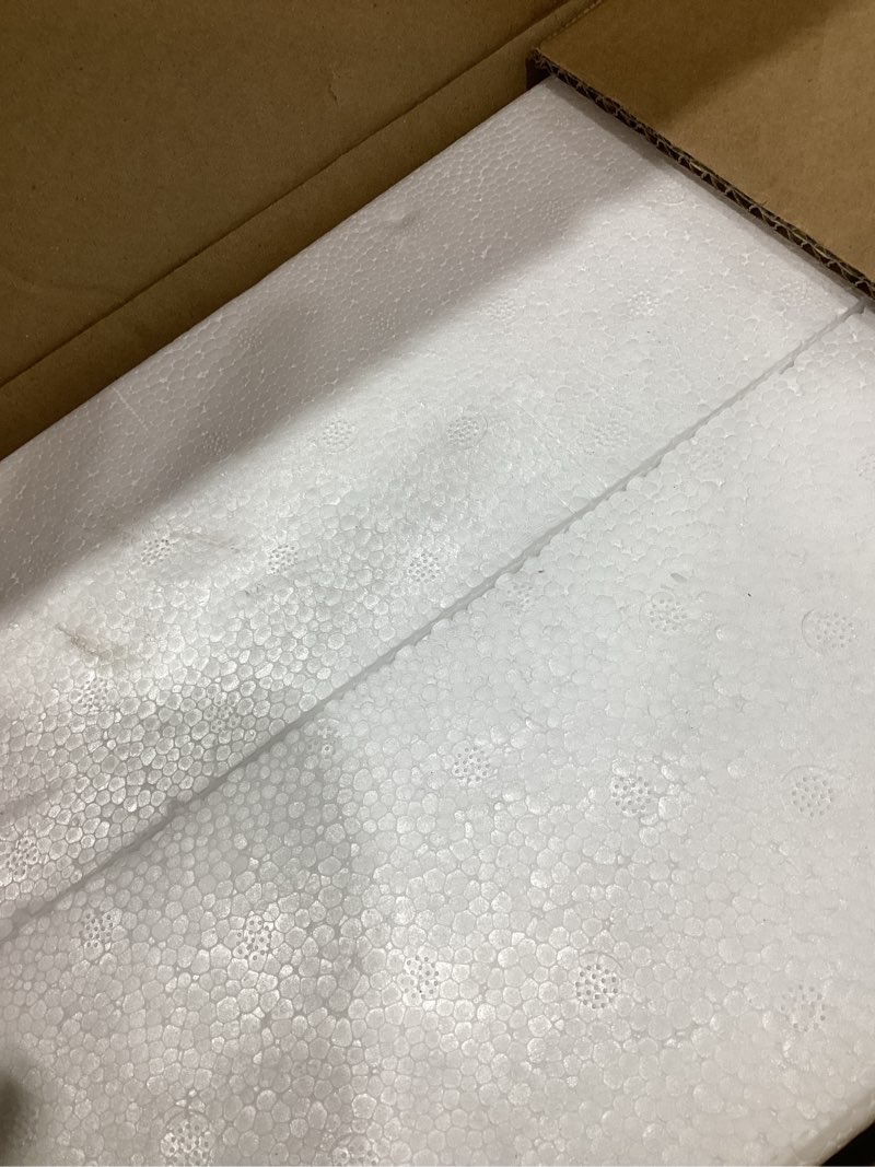 Condition photo showing New/Like New for SolaceCove Small Automatic Trash Can with Lid and Disposable Toilet Brush Holder Set, Motion Sensor Trash Can 1.8 Gallon, Small Bathroom Garbage Can, Odor Filter, Touchless Stainless Steel Silver White garbage can with toilet brush