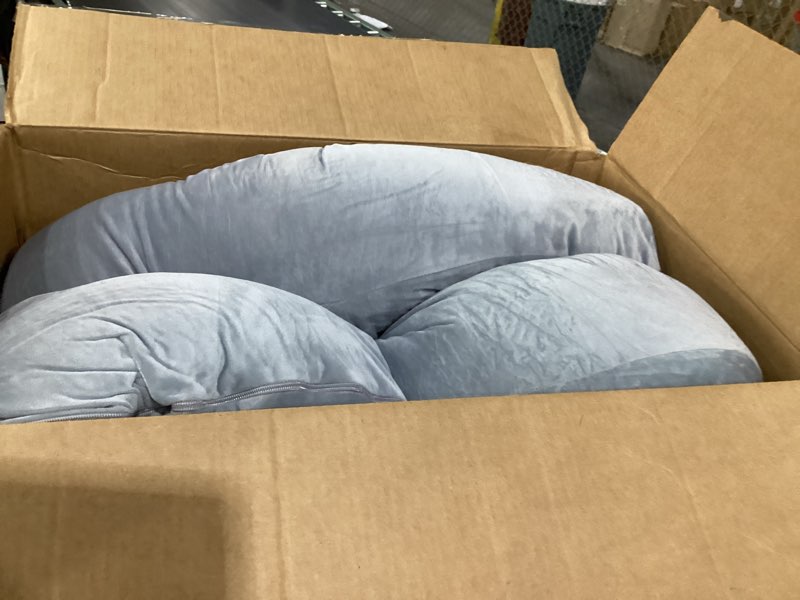 Condition photo showing Good Condition for momcozy pregnancy pillow for sleeping - u shaped full body maternity pillow | removable cover, support for back, legs, belly, hips for pregnant women, side sleeper, pregnancy gifts & essentials, 57 inch grey