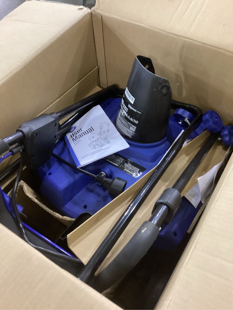 Condition photo showing As Is for Westinghouse WSnow20 Corded Snow Blower 20 Inch, Steel Auger, Dual LED Lights, 1800 Watt Motor, Elec