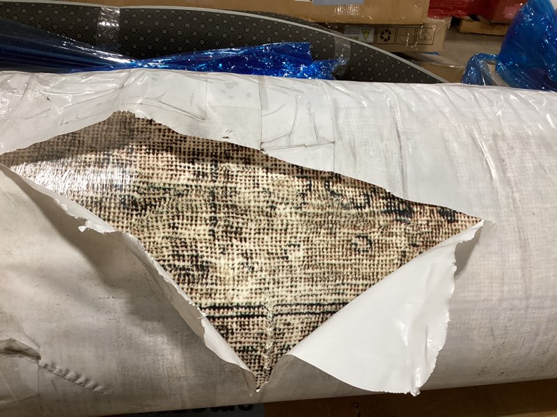 Condition photo showing Good Condition for Loloi Margot Collection MAT-01 Antique/Sage 8'-6" x 11'-6" Area Rug feat. CloudPile, No-Shed Easy Clean Large Patterned Area Rug for Living Room, Bedroom, Dining Area Antique / Sage 8'6" x 11'6" (Rectangular)