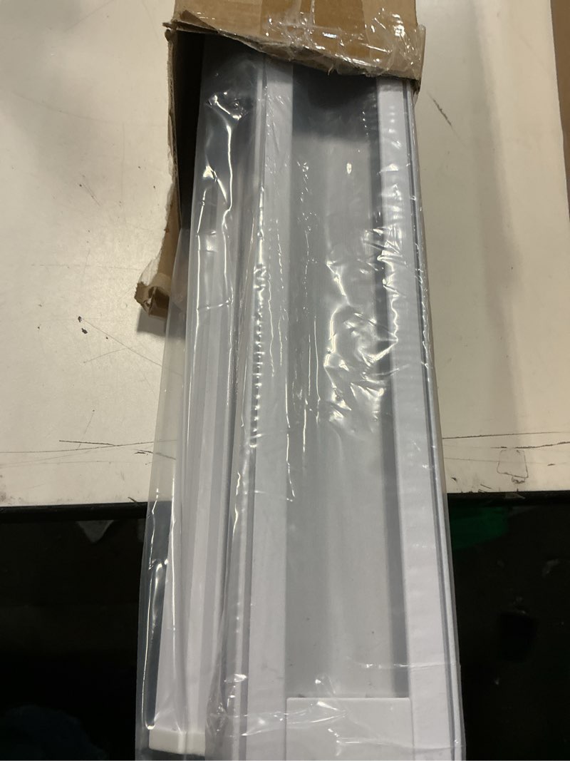 Condition photo showing Good Condition for joydeco no drill zebra blinds for windows, cordless day & night dual sheer roller shades, easy installation, free-stop lift system, light filtering privacy blinds for home(white,35" w x 75" h) a-white (no drill) 35"w x 75"h