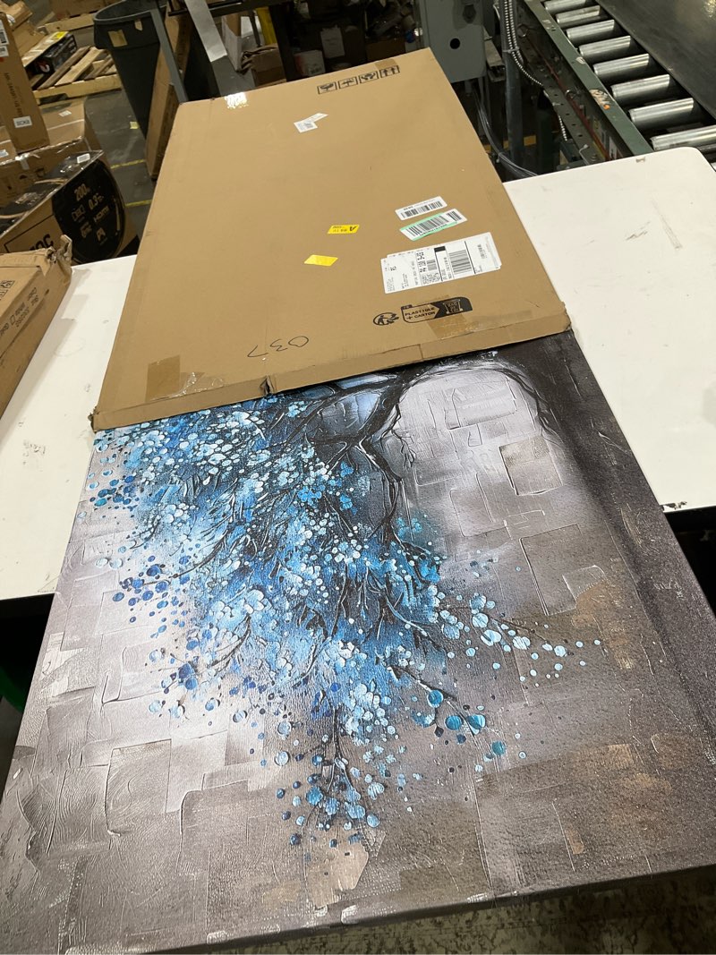 Condition photo showing As Is for Canvas wall art