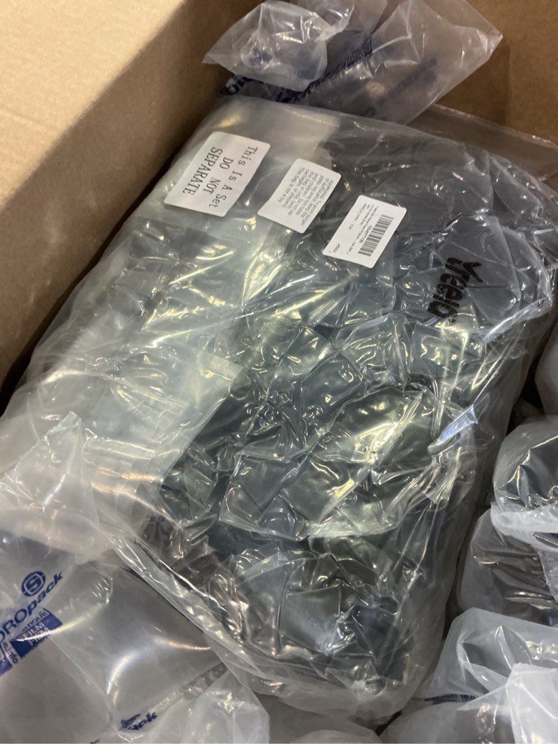 Condition photo showing New/Like New for treela foam pit blocks, foam gym cubes, 4 x 4 x 4 in protective trampoline padding for gymnastics, parkour courses, trampoline arenas, bmx gray 200