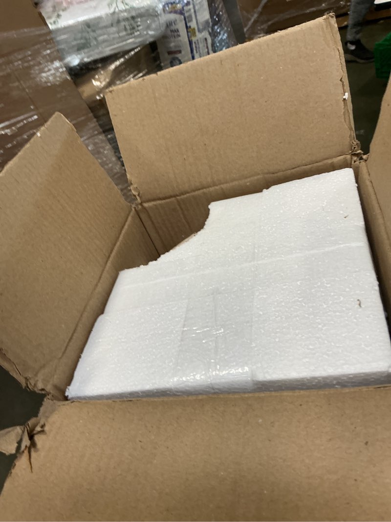 Condition photo showing New/Like New for Deco 79 Glass Pillar Hurricane Lamp with Faux Mercury Glass Finish, Set of 2 12", 10"H, Silver S/2 9", 10"H Clear
