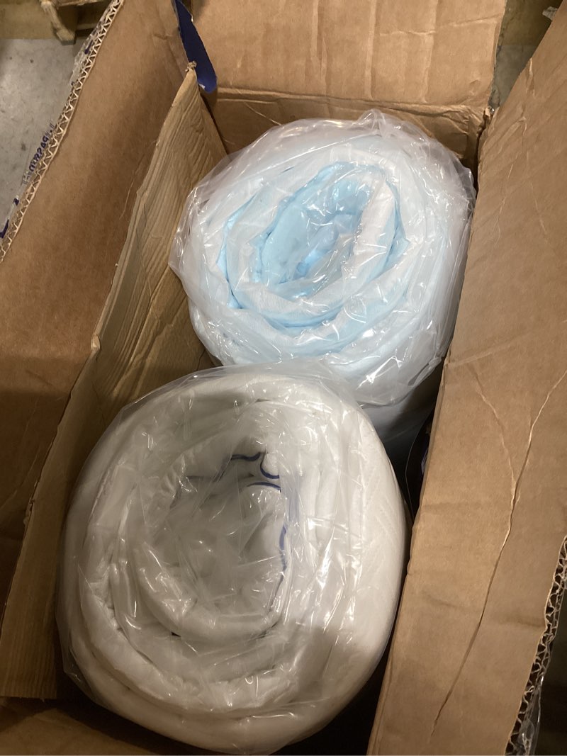 Sleep Lab 4 Inch Memory Foam Mattress Topper - Queen Size - Cooling Gel & Pillow Top for Back Pain