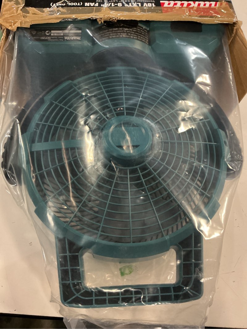 Condition photo showing Good Condition for makita dcf203z 18v lxt lithium-ion cordless 9-1/4" fan, tool only teal