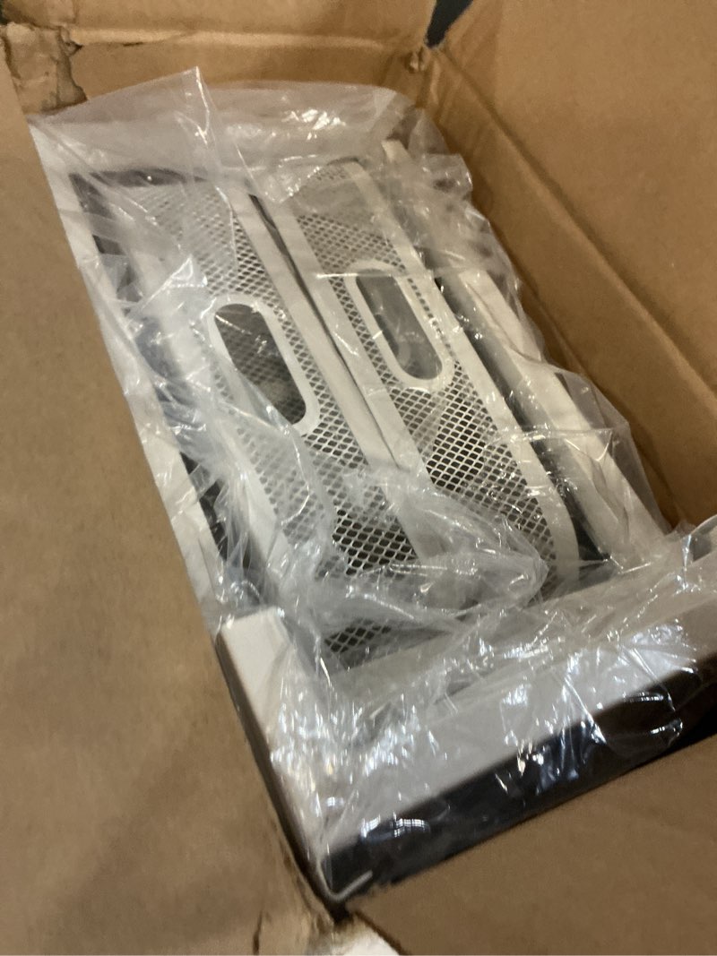 Condition photo showing Good Condition for 2-Pack 21.3 IN Depth Under Sink Organizer With Next-Gen Ball-Bearing Slides,Sophisticated Mesh 2-Tier Pull Out Shelf for Kitchen & Bathroom,Fits Small Items-White(Patented) 2 Pack-21.3"Dx11.8"-16.5"H White