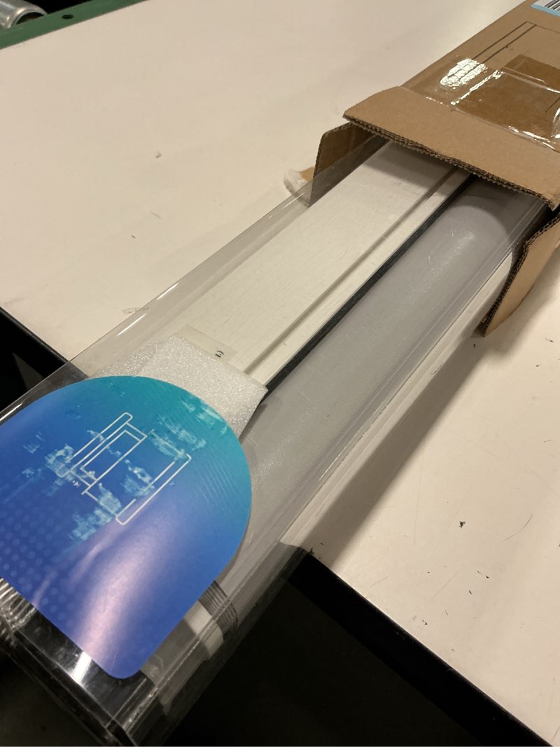 Condition photo showing Good Condition for Allesin Motorized Roller Blinds with Remote Control for Windows, Blackout Smart Roller Shade, Battery Powered Electric Smart Blind (Gray 31" W x 72" H) Gray 31"W x 72"H