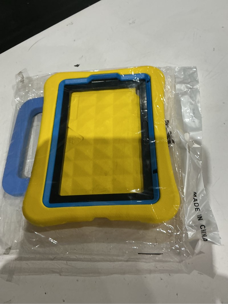 Condition photo showing Good Condition for kids case for ipad mini 7 (a17 pro) 2024 /ipad mini6 2021, light weight heavy duty/shockproof/drop proof with handle/kickstand, child friendly cover for ipad mini 7th/6th gen 8.3inch (yellow)