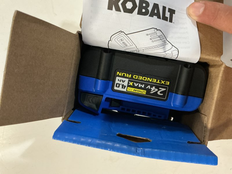 Condition photo showing Good Condition for kobalt 24-v lithium battery (4 ah)