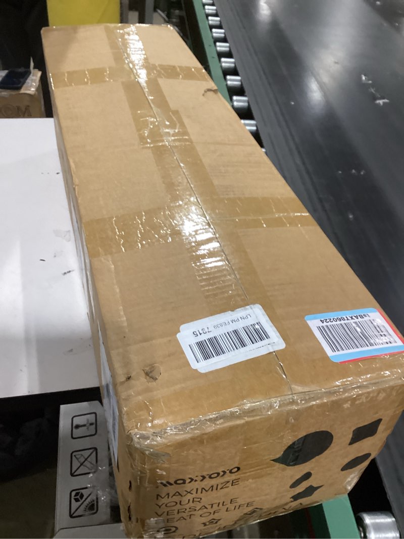 MAXYOYO Modern Accent Chair, Comfy Living Room Chair with Metal Frame Wooden Armrest, Upholstered Ar