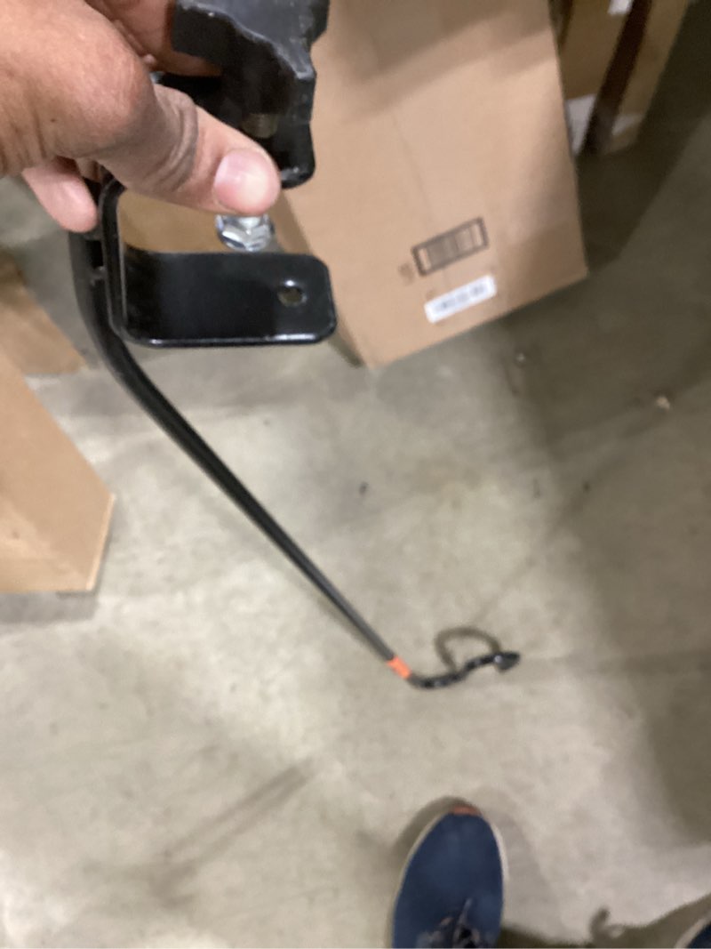 Condition photo showing Good Condition for More Birds 13 inch Clamp-On Deck Steel Hook for Bird Feeders, Plants, and Windchimes - 38074 - Easy to Hang - Sturdy Construction - Outdoor Decor for Bird Feeders on Deck 13 inch hook