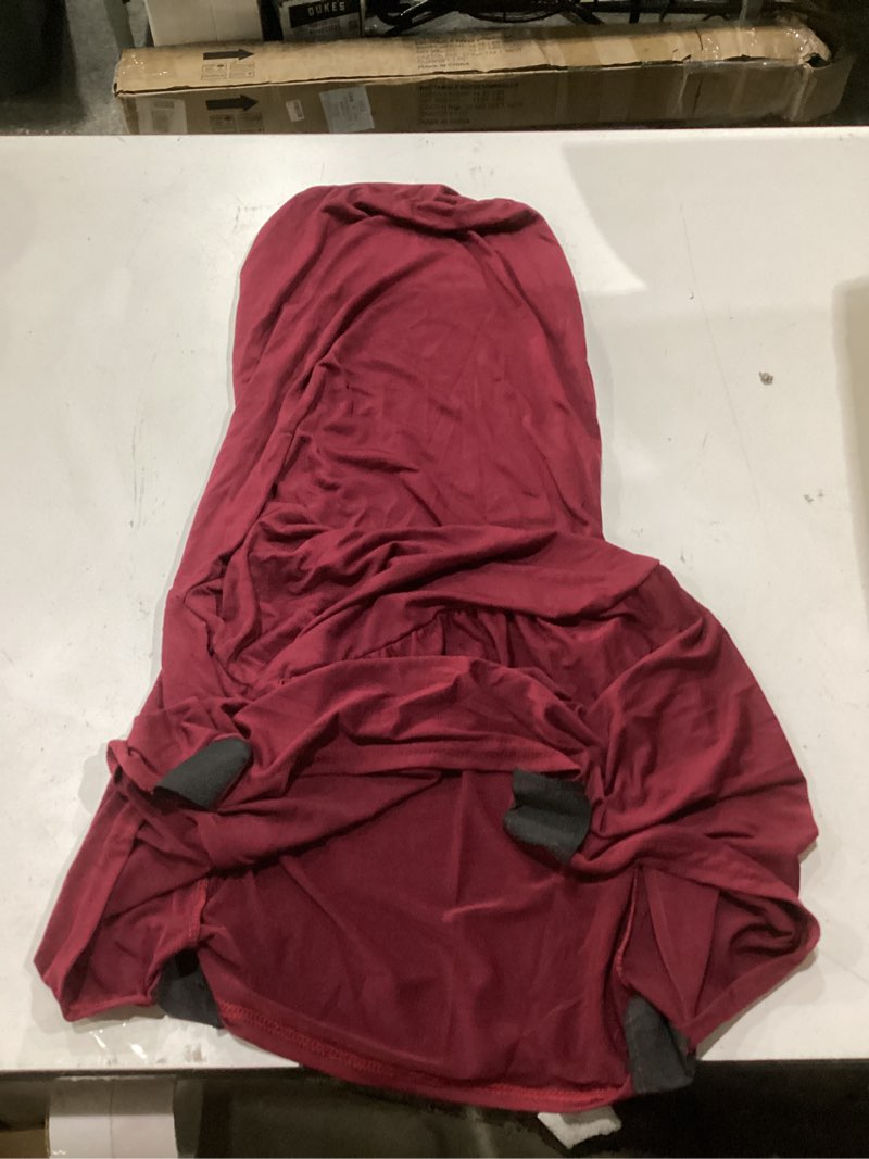 Condition photo showing Good Condition for vevor chair covers, polyester spandex chair cover, stretch slipcovers for wedding party dining banquet flat-front chair covers (burgundy-a, 100pcs) burgundy-a 100pcs