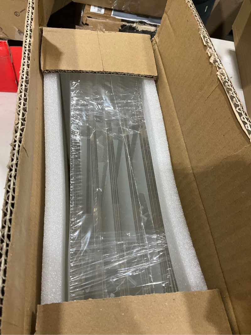 Condition photo showing Good Condition for 12 pack acrylic sign holder 8.5 x 11, double-sided clear sign holder plastic stands for display, t shape acrylic table sign stands for office store restaurants wedding party decoration vertical 12 pack 8.5x11