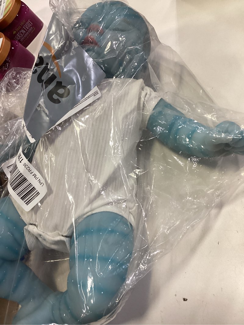 Condition photo showing As Is for iCradle Real Reborn Baby Dolls 20inch 50cm Avatar Soft Vinyl Life Like Looking Newborn Doll Realistic Dolls with Magnetic Pacifier Birthday Toys Peaches