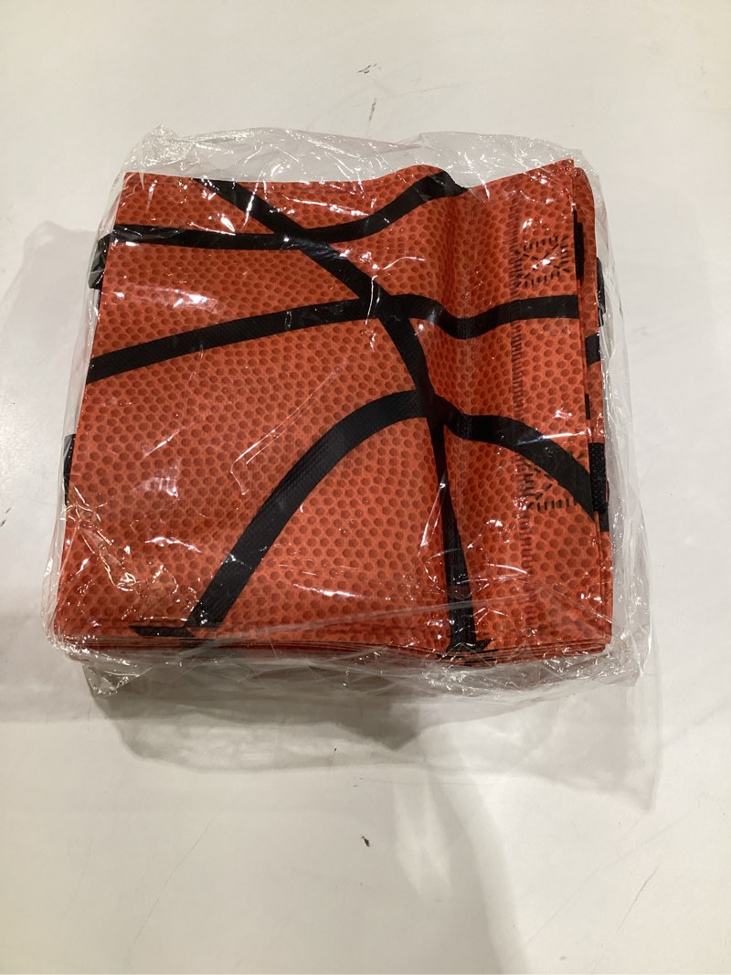 Condition photo showing New/Like New for 24 PCS Basketball Non-Woven Party Favor Bags with Handles Basketball Party Favor Bags Goodie Treat Candy Bag for Sports Theme Party Birthday 7.87 x 7.87 Inch