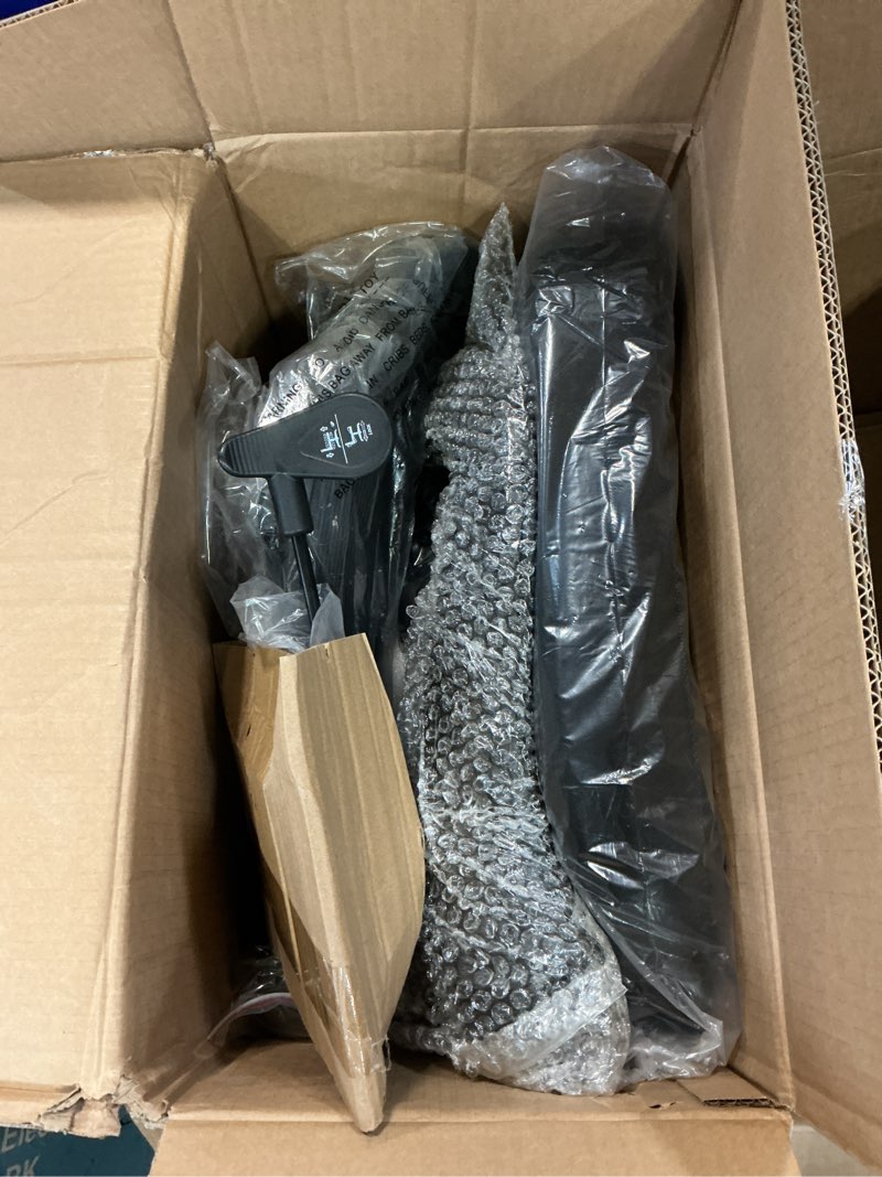 Condition photo showing Good Condition for Ergonomic Office Chair: 400LBS Computer Desk Chair Comfy-Black Big and Tall Office Chair with Lumbar Support & Headrest-Gaming Chairs for Adults-Executive Office Rolling Chairs for Home Work