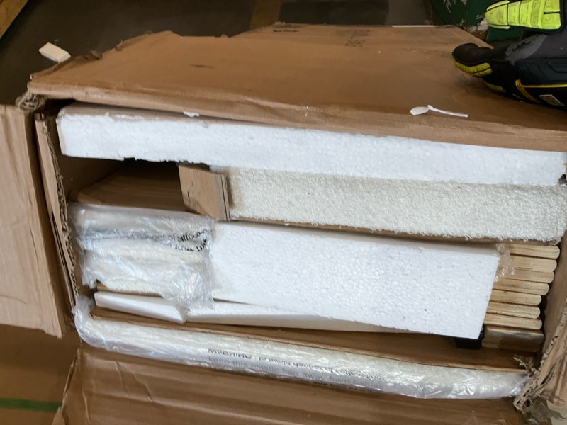 Condition photo showing As Is for twin bed parts, incomplete